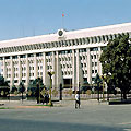 The White House in Bishkek is the office building of the President of the Kyrgyz Republic