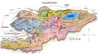 Kyrgyzstan map